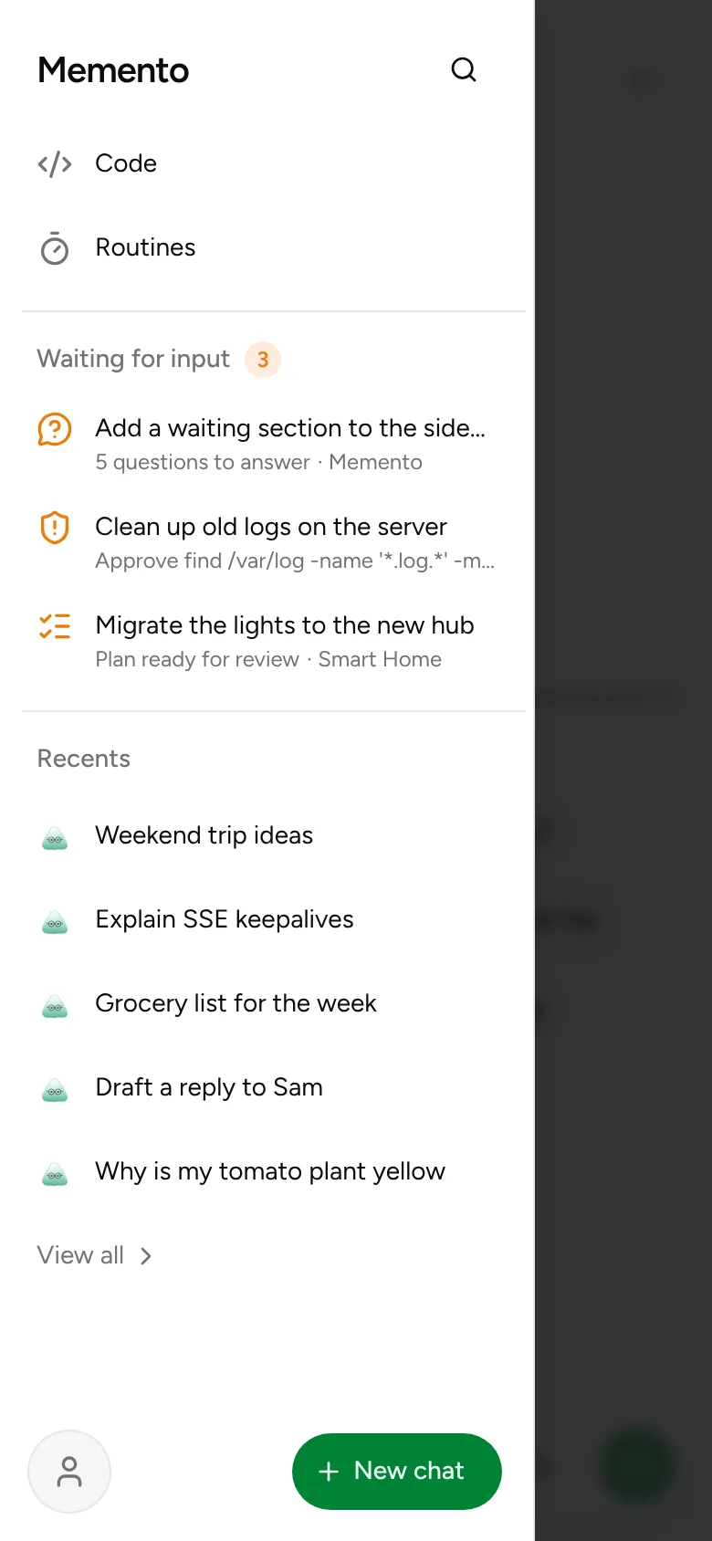 Close the app. It keeps going.